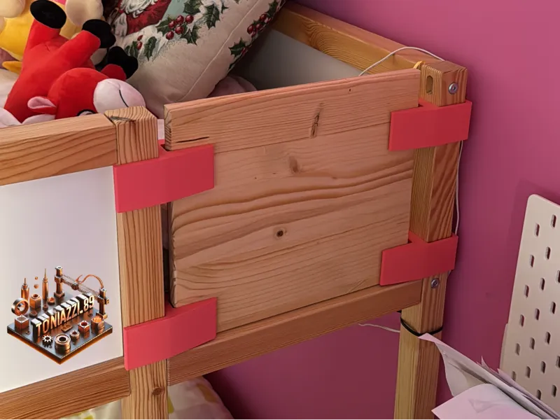 Staffe per chiusura scaletta IKEA KURA