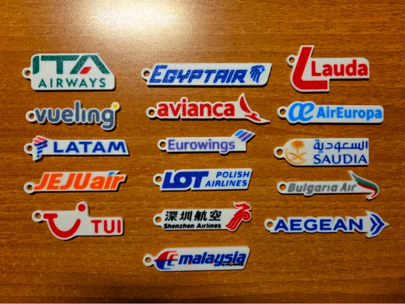 Airline Companies Keychain - Part 4