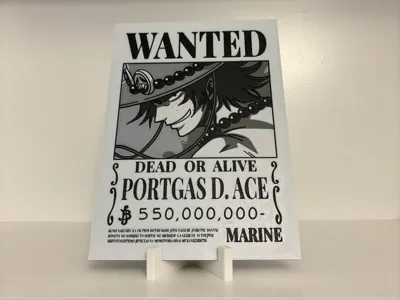 Ace Bounty Poster (One Piece) 