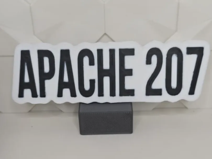 Logo/Letrero de Apache 207 por Print Maker MakerWorld: Descarga Modelos ...