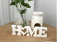 Lettres décoratives HOME avec cœur — photo 2