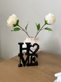 Lettres décoratives HOME avec cœur — photo 4