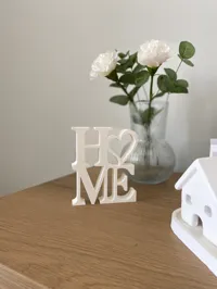 Lettres décoratives HOME avec cœur — photo 3