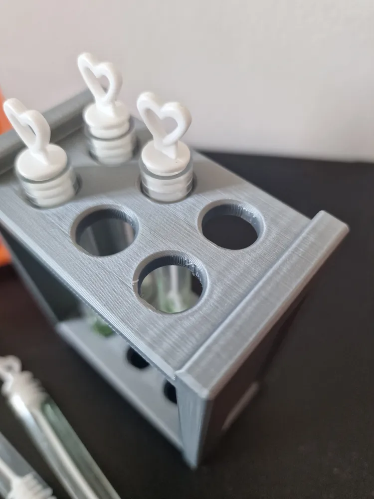 Fully customizable test tube rack (up to 10x10) by ...