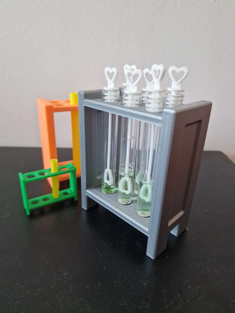 Fully customizable test tube rack (up to 10x10) by ...