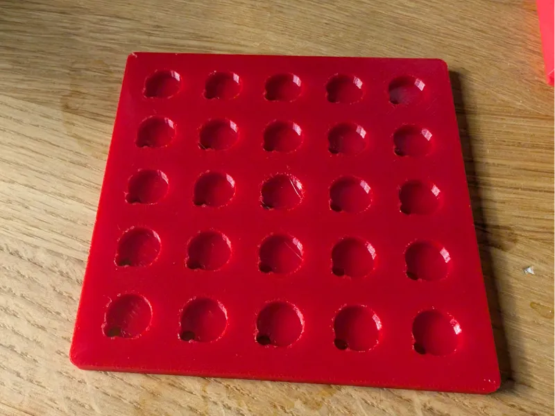 Xtool F1 Jig for 12mm round things keychain 