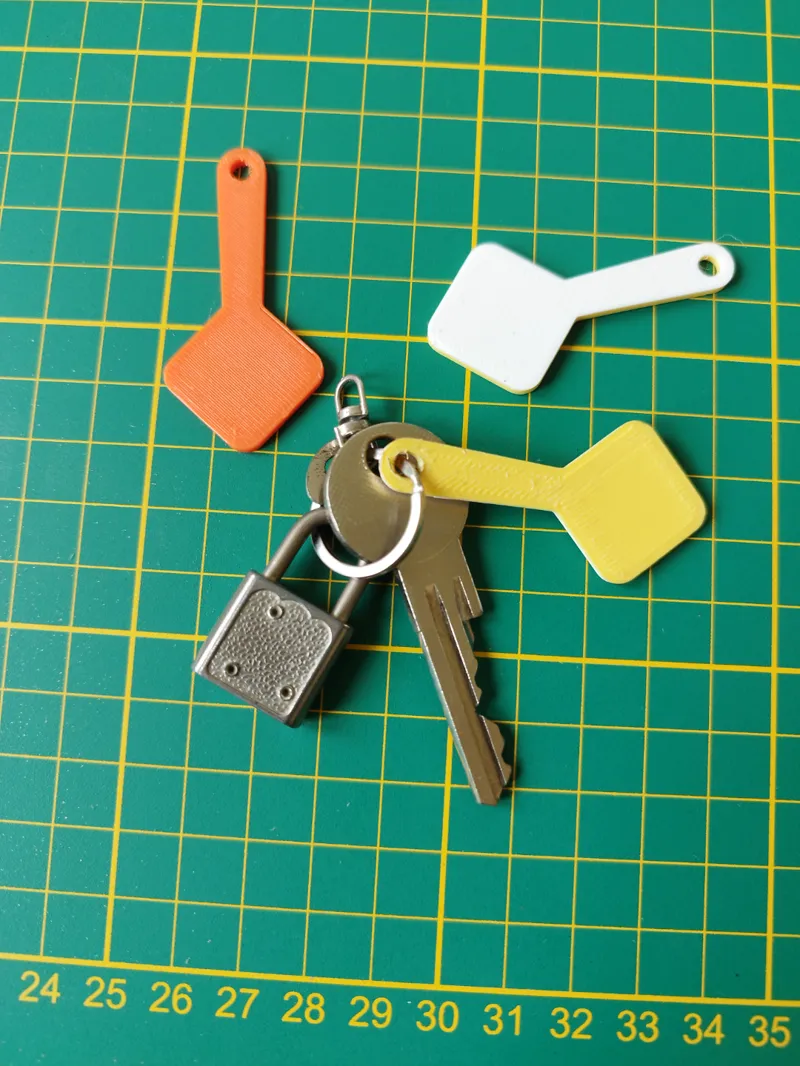 shopping coin keychain