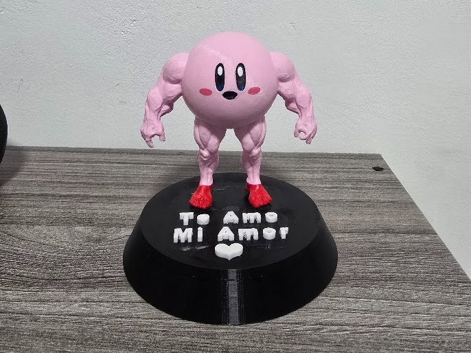 Buff Kirby / Kirby Musculoso - Figura Meme