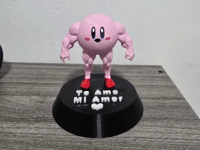 Buff Kirby / Muscular Kirby - Meme Figure