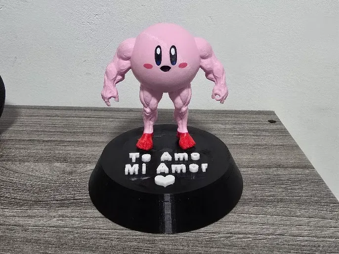 Buff Kirby / Kirby Musculoso - Figura Meme