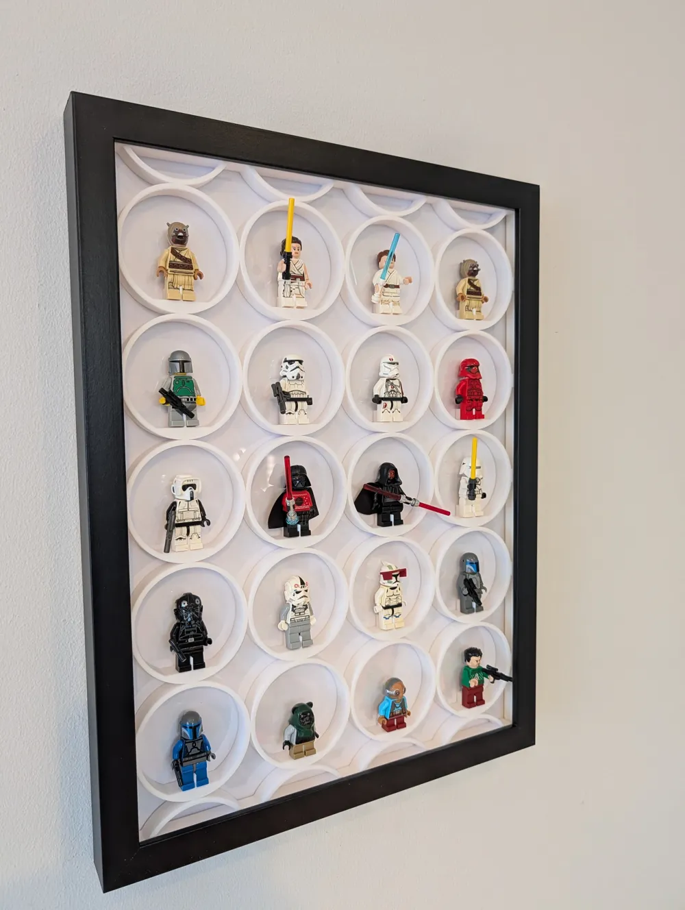 Modular brick minifigure stand for Rodalm frame - Free 3D Print Model ...