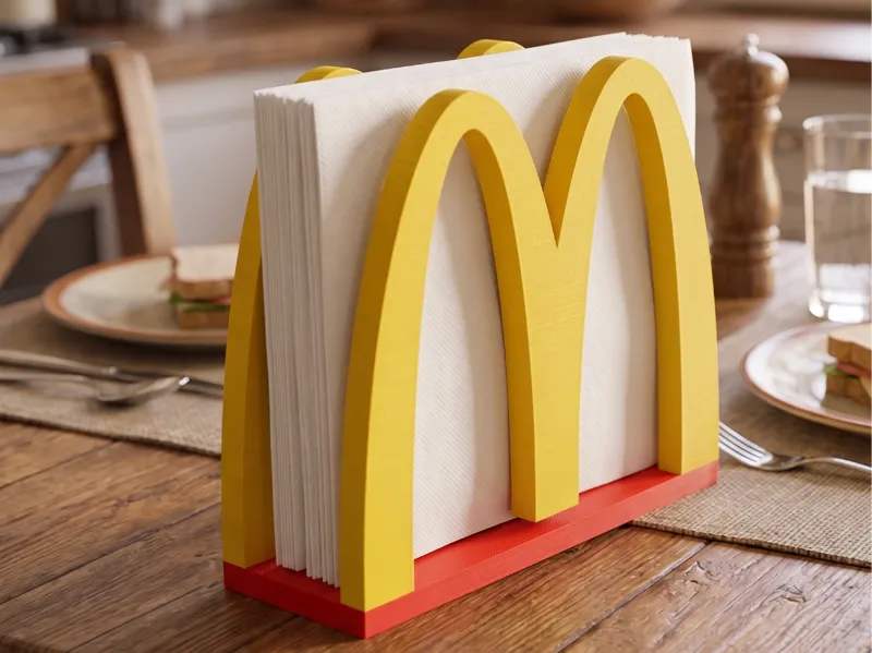 Portatovaglioli con logo Mc Donald's