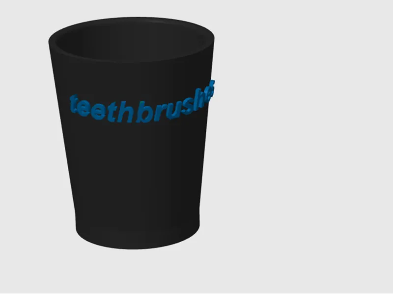 cup for toothbrushes