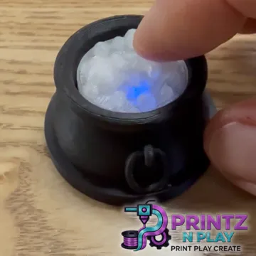 Objeto manipulable: Halloween Cauldron Clicker (Light-up) — vista de referencia 4