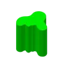 0.8mm nozzle, 0.32mm layer, 1 walls, 0% infill