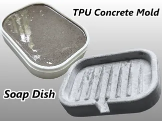 Concrete Soap Dish Mold