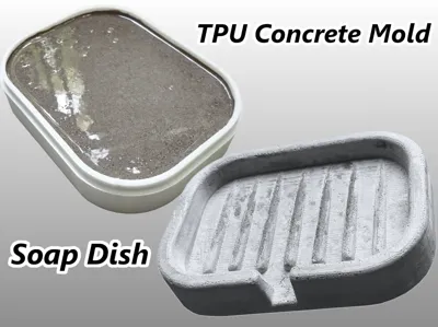 Concrete Soap Dish Mold