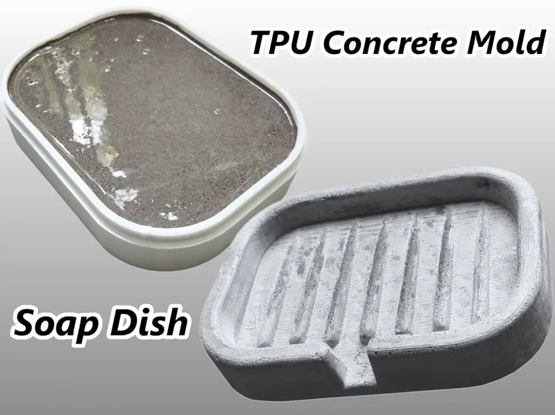 Concrete Soap Dish Mold