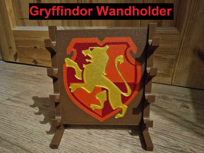 Gryffindor Wand Holder for 4 Wands