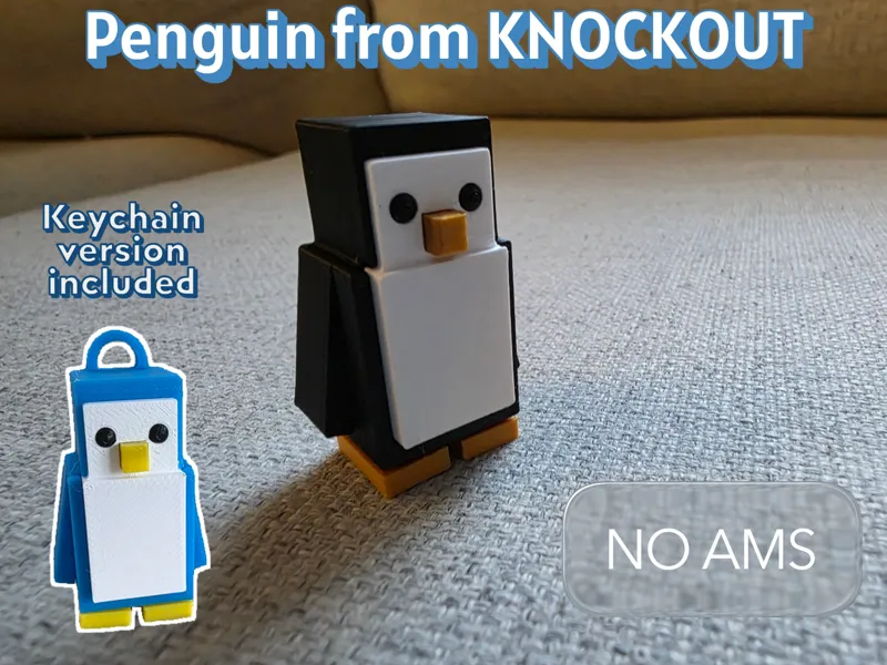 Penguin from the roblox game KNOCKOUT