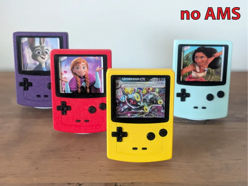 Pokemon Card tcg Display Box Game Boy color style