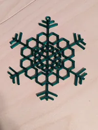 Collection de flocons de neige à suspendre — photo 1