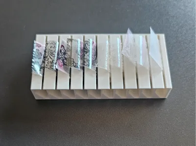 Nail foil storage box (Nailwrap storagebox)