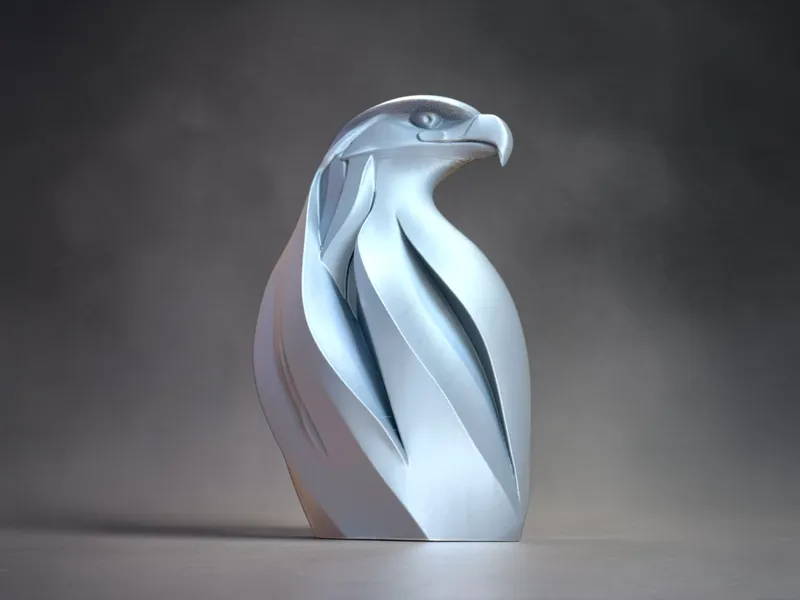 Argent - Elegant Eagle Sculpture