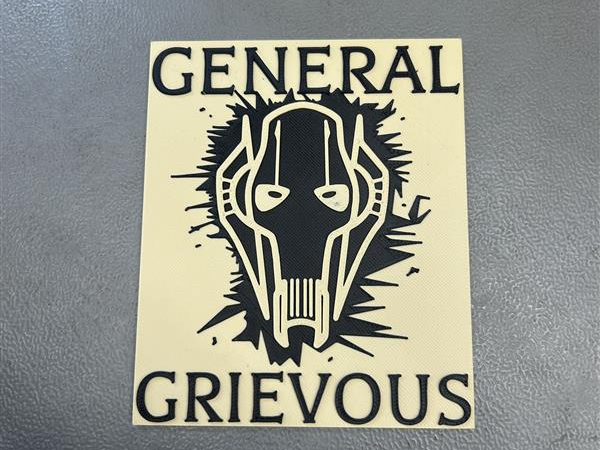 General Grievous display plate