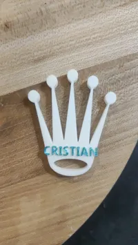 Logo montre Rolex imprimé en 3D — photo 5