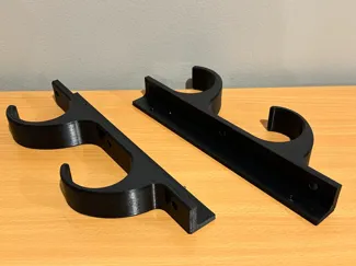 Swimming pool pole fence holder brackets