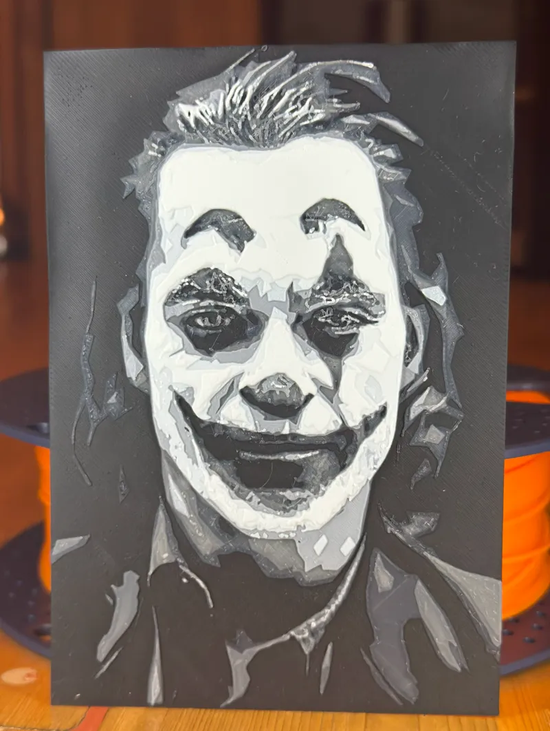 Joker HueForge Portrait