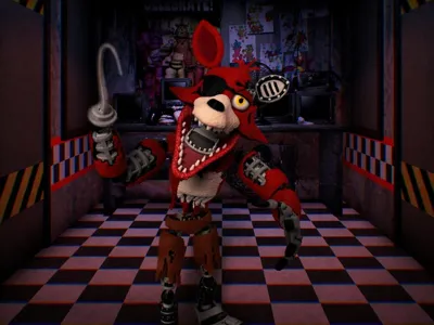 Withered Foxy Articulated Figure 