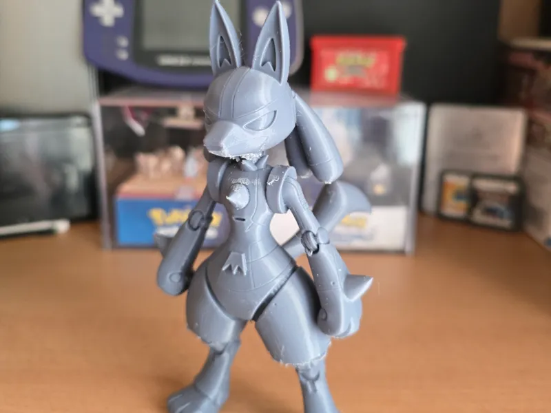 Robot Mecha Lucario: The High-Tech Aura Warrior