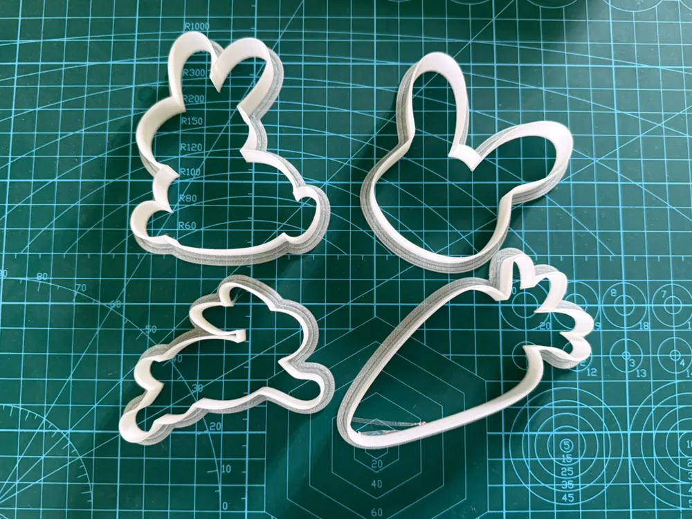 Easter Cookie Cutter Set 1 - Free 3D Print Model - MakerWorld