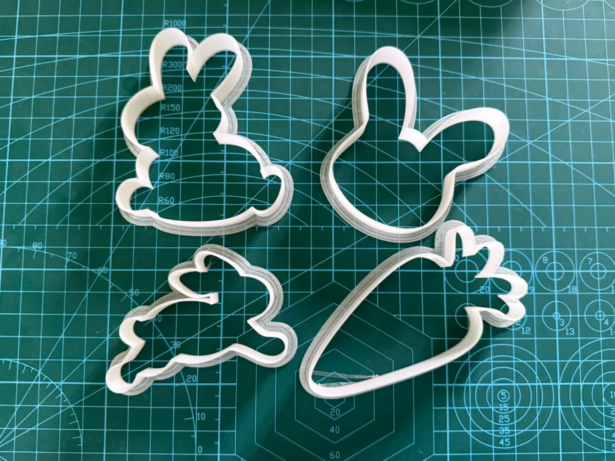 Easter Cookie Cutter Set 1 - Free 3D Print Model - MakerWorld