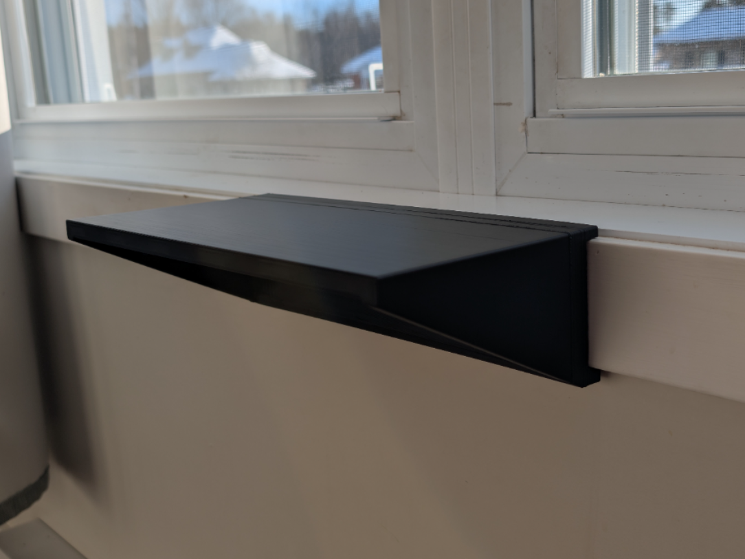 Window frame shelf command strip 2,5po 
