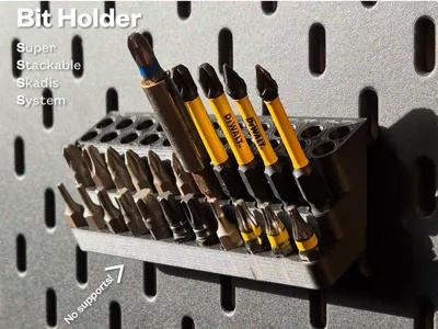 Skadis Driver Bit Holder - Organizer - No supports