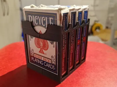 Playing Cards 4 Decks Holder