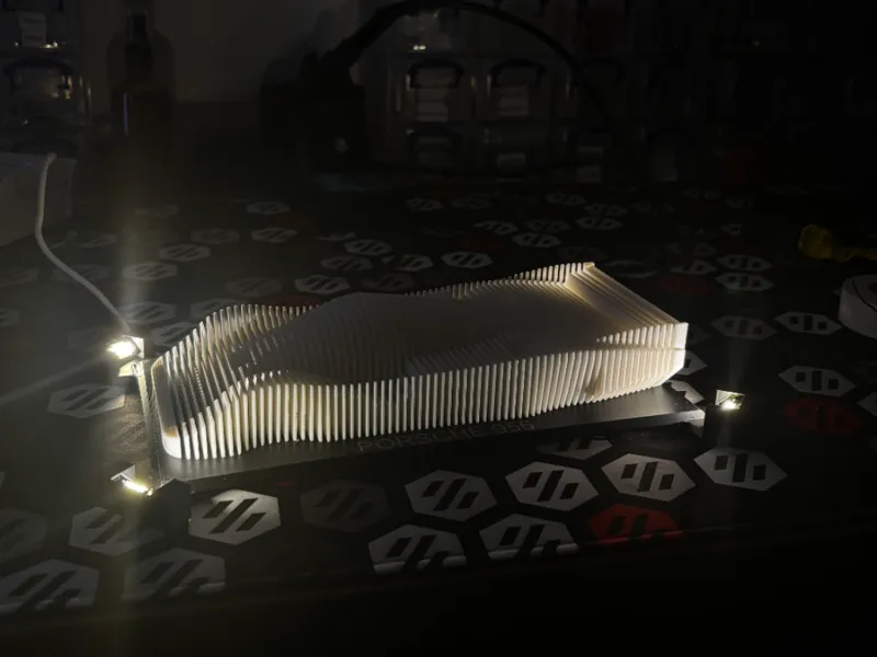 LED spotlight for Layered Sculpture