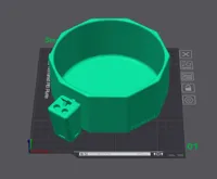 A1 Mini, Watertight! 0.2mm layers, 3 walls, 10% cross hatch