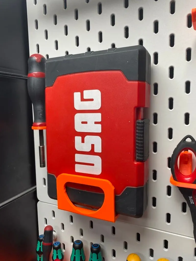Ikea Skadis holder for USAG screwdriver bit box