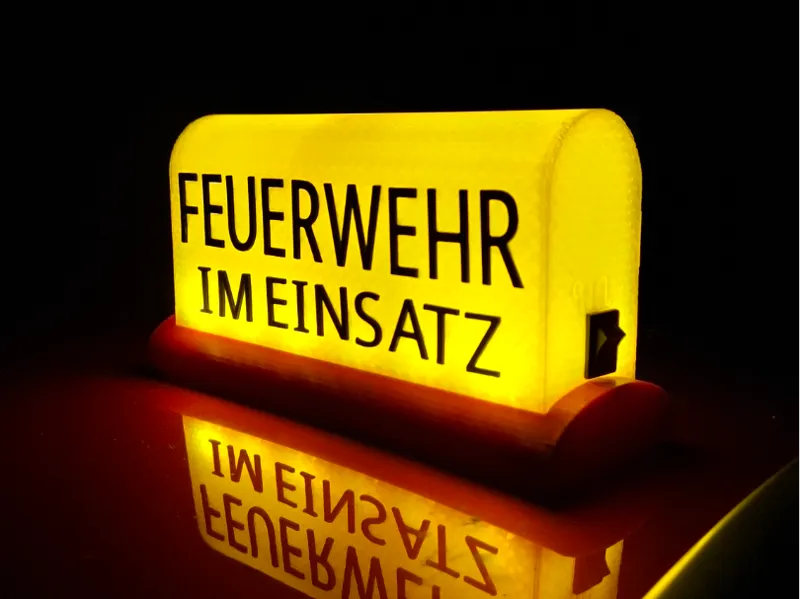 "Feuerwehr im Einsatz" Dachaufsetzer