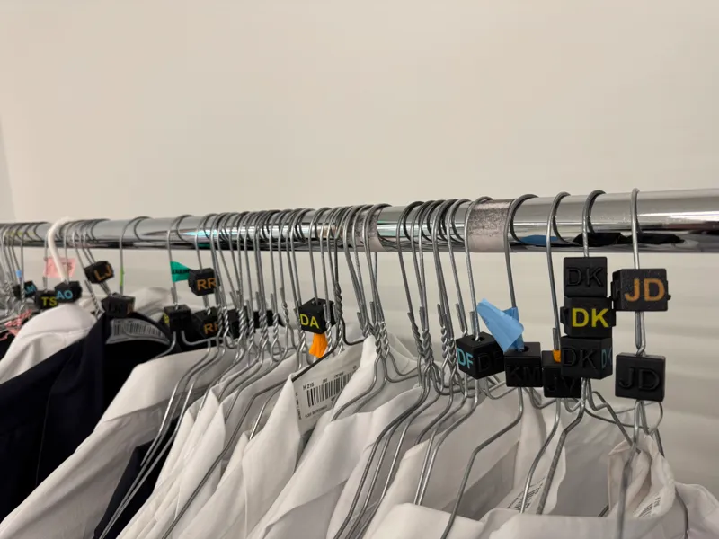 Coat Hanger Label Cube