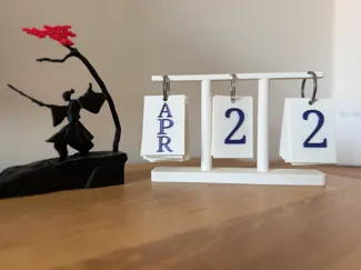 Einfacher Klapp-Kalender 