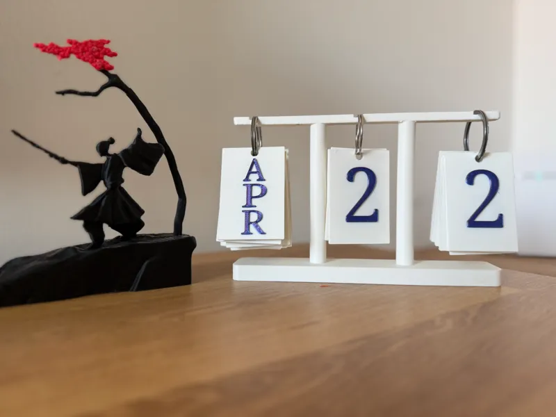 Einfacher Klapp-Kalender 
