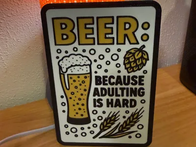 Beer Quote Sign