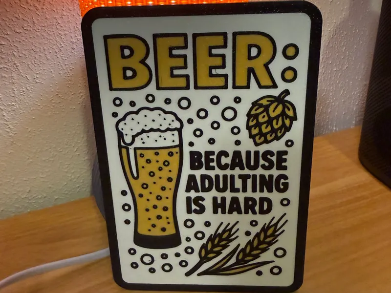 Beer Quote Sign