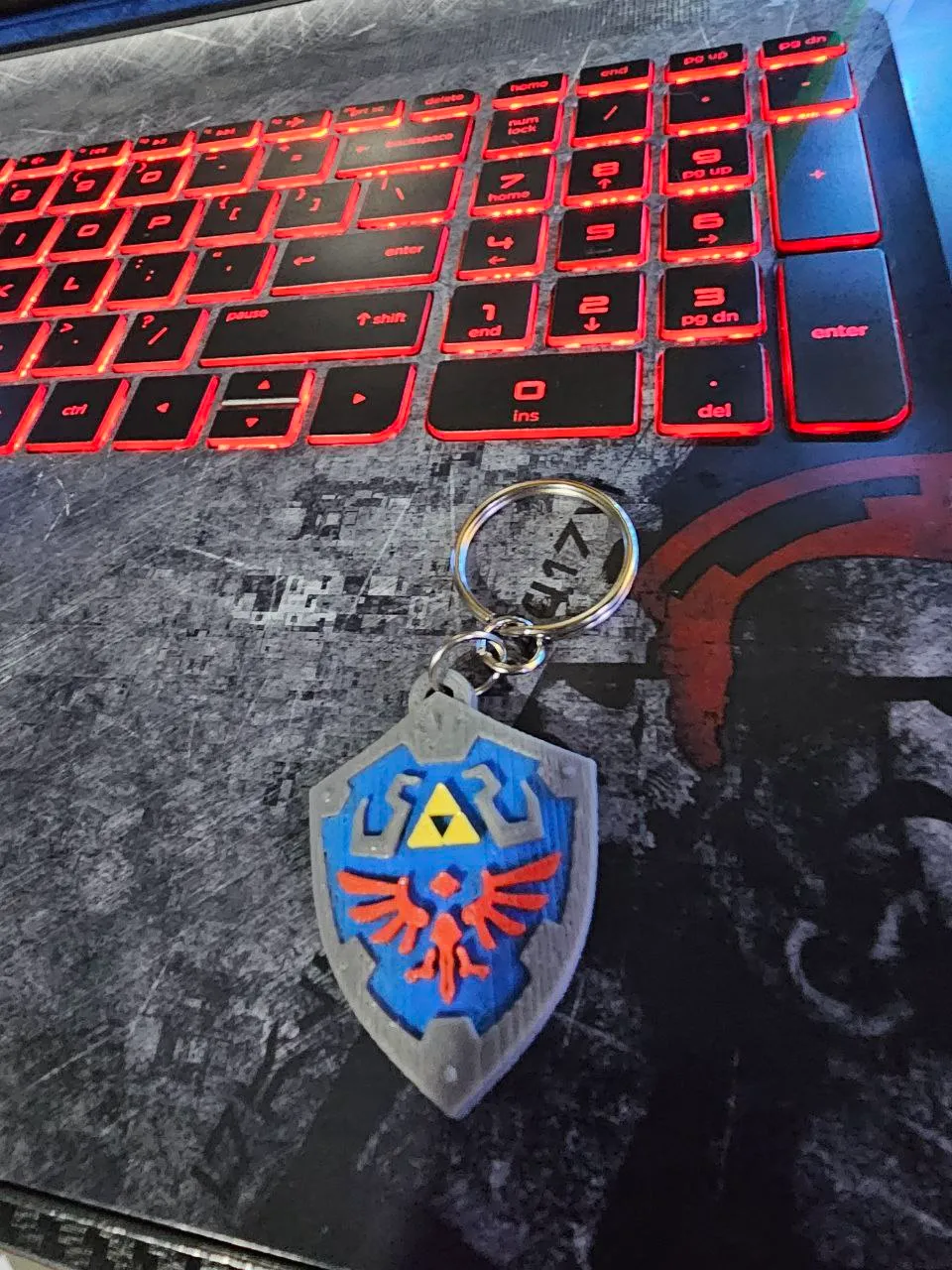 Mini Shield Keychain Zelda Shield Keychain - Free 3D Print Model - MakerWorld