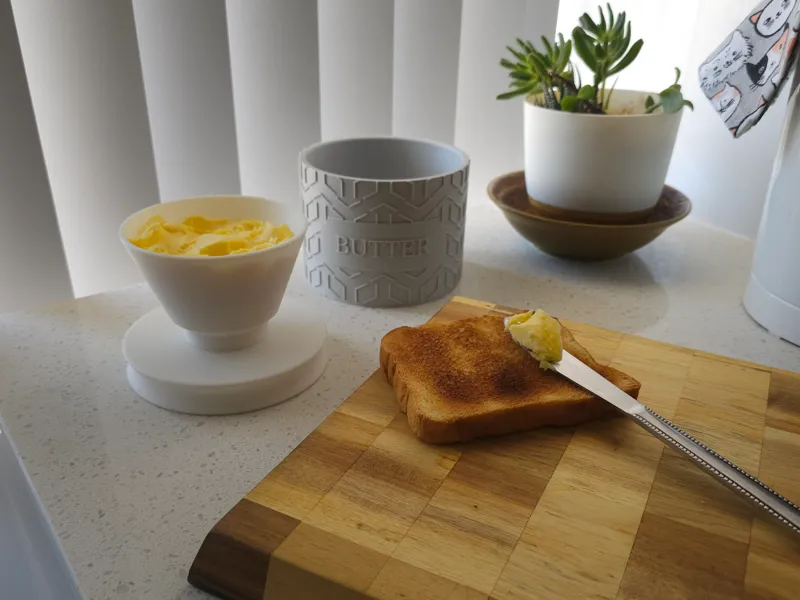 Corcelain French Butter Dish